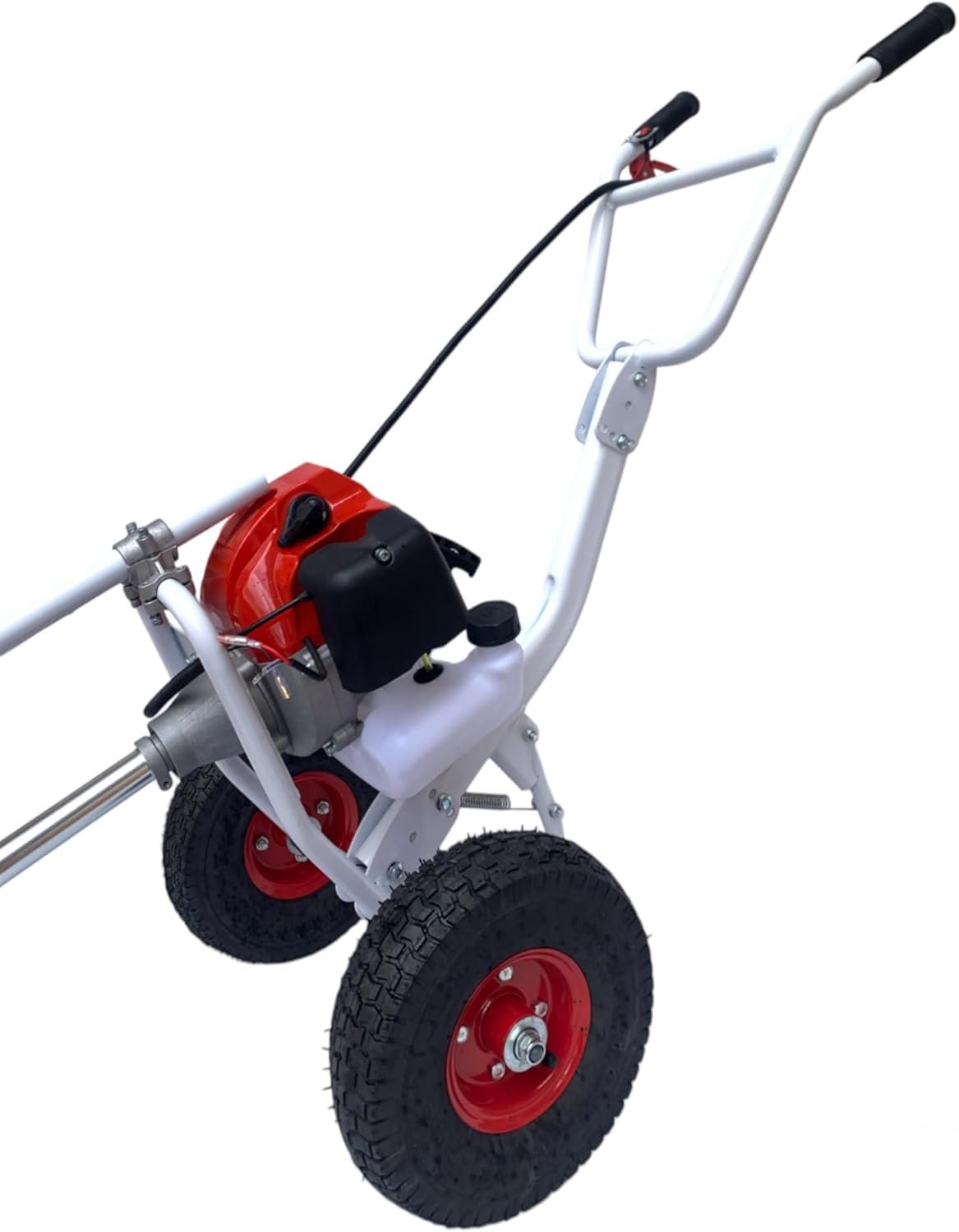 Dettaglio manubrio ergonomico
